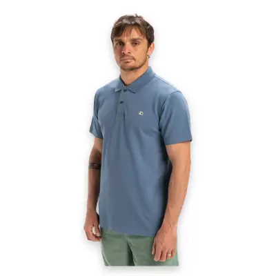 Quiksilver Eqykt04362 Dna Polo Mavi Erkek T-Shirt - Quiksilver (1)