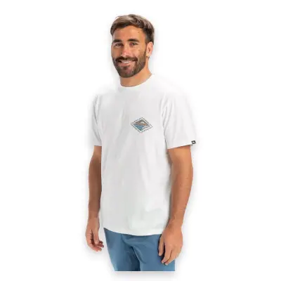 Quiksilver Eqyzt08038 Evo Future Islands Ss Beyaz Erkek T-Shirt - Quiksilver (1)
