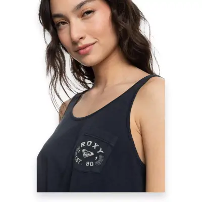 Roxy Erjzt05702 Crop Summer A Crop Atlet Siyah Kadın Atlet - Roxy (1)