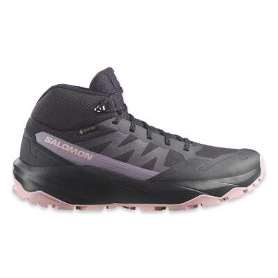 Salomon 454116 Outscape Mid Gtx W Outdoor Siyah-Mor Kadın Bot 