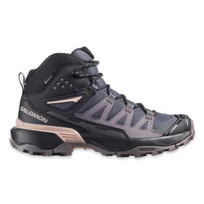 Salomon 474486 X Ultra 360 Mid Gtx W Outdoor Siyah-Mor Unisex Bot 