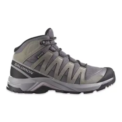 Salomon 477534 X-Adventure Recon Mid Gore Tex Outdoor Gri-Yeşil Kadın Bot - Salomon (1)