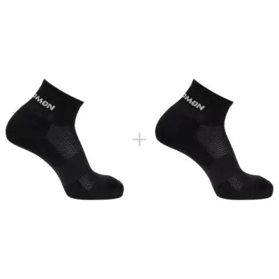 Salomon Lc1983400 Evasion Ankle 2-Pack Çorap Siyah Unisex Çorap - Salomon (1)