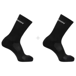 Salomon Lc2083800 Evasion Crew 2-Pack Çorap Siyah Unisex Çorap - Salomon (1)