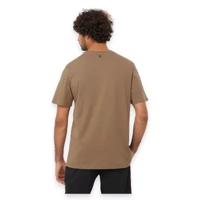Salomon Lc2218800 Running Graphic Kahverengi Erkek T-Shirt - Salomon (1)