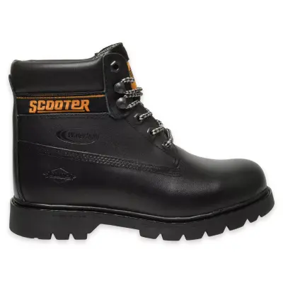 Scooter G5130 Deri Watertight Montana Siyah Unisex Bot - Scooter (1)