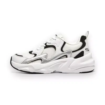 Skechers 117364Z Beyaz-Siyah Kadın Spor Ayakkabı - Skechers (1)