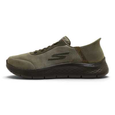 Skechers 216326Tk Go Walk Flex Smooth Motion Slipins Outdoor Yeşil Erkek Ayakkabı - Skechers