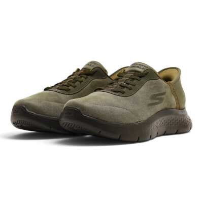 Skechers 216326Tk Go Walk Flex Smooth Motion Slipins Outdoor Yeşil Erkek Ayakkabı - 3