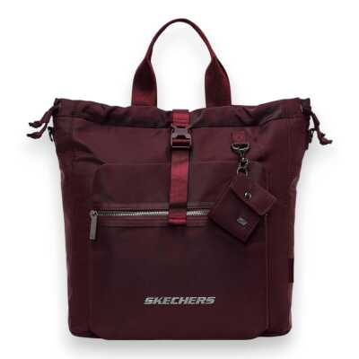 Skechers 41426310 W Hybrid Backpack 34X33X13 Sirt Bordo Unisex Çanta - Skechers