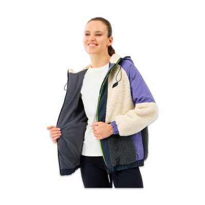 Skechers S232311 W Outdoor Fleece Full Zip Sherpa Lila Kadın Ceket - 5