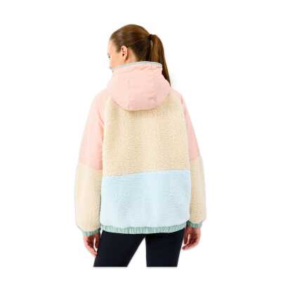 Skechers S232311 W Outdoor Fleece Full Zip Sherpa Pembe Kadın Ceket - 3
