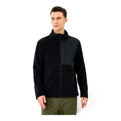 Skechers S2520130 Outdoor Fleece Mixtech Full Zip M Polar Jacket Siyah Erkek Mont - Skechers