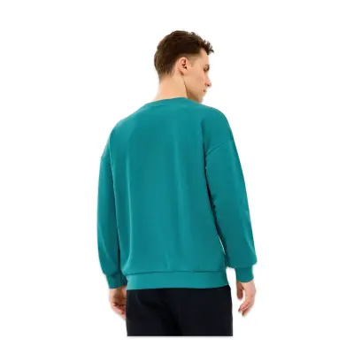 Skechers S2610015 M Essential Crewneck Sweat Yeşil Erkek Sweatshirt - Skechers (1)