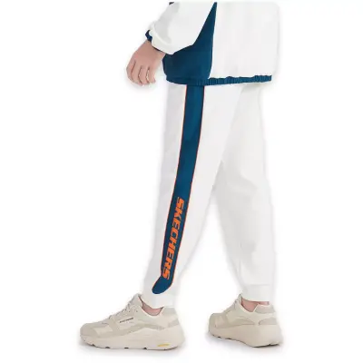 Skechers Sk232079 B Heavy Weight Beyaz Erkek Çocuk Eşofman Altı - Skechers (1)