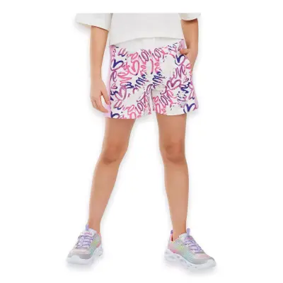Skechers Sk241043 2Xi-Lock G 3 Inch Beyaz Kız Çocuk Şort - Skechers (1)