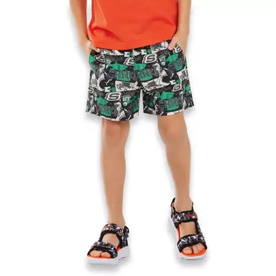Skechers Sk241104 Swimwear B 5 Inch Swim Turkuaz Erkek Çocuk Şort - Skechers (1)