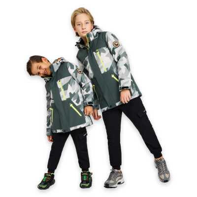 Skechers Sk242025 B Outerwear Padded Jacket Gri Çocuk Mont - 5