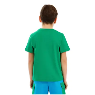 Skechers Sk2510028 B Graphic Tee Yeşil Erkek Çocuk T-Shirt - Skechers (1)
