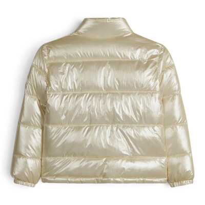 Skechers Sk2620098 G Puffer Shiny Jacket Krem Çocuk Mont - Skechers (1)