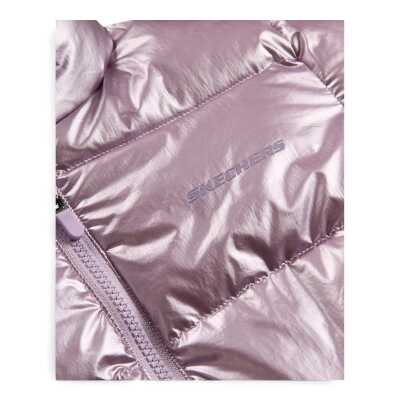 Skechers Sk2620098 G Puffer Shiny Jacket Lila Çocuk Mont - 5