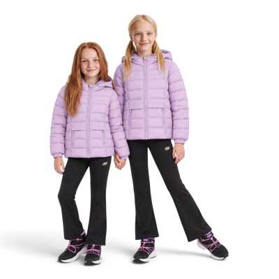 Skechers Sk2620100 G Essential Hooded Jacket Mont Mor Çocuk Mont - Skechers