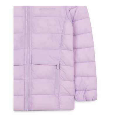 Skechers Sk2620100 G Essential Hooded Jacket Mont Mor Çocuk Mont - 4