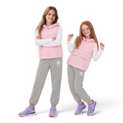 Skechers Sk2620104 G Puffer Vest Yelek Pembe Kız Çocuk Yelek - Skechers
