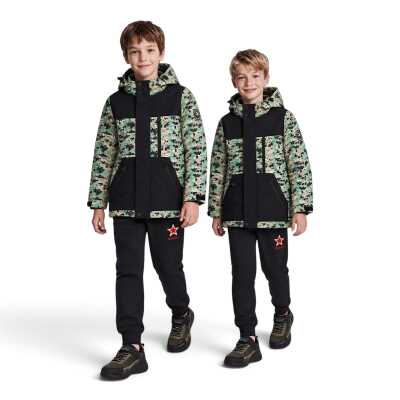 Skechers Sk2620126 B Padded Craft Jacket Siyah Çocuk Ceket - Skechers