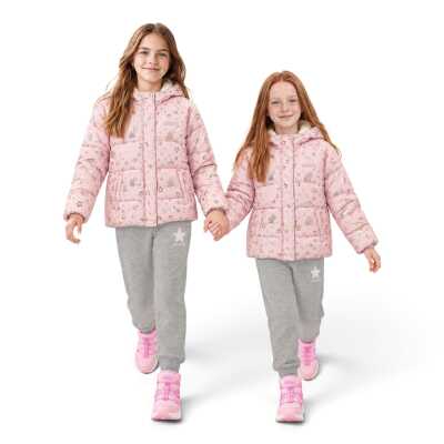 Skechers Sk2620131 G Puffer Halley Jacket Mont Pembe Çocuk Mont - Skechers