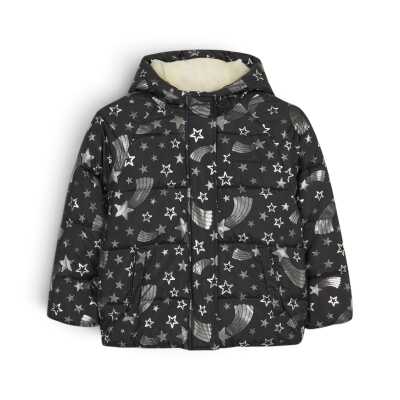 Skechers Sk2620131 G Puffer Halley Jacket Mont Siyah Çocuk Mont - Skechers (1)