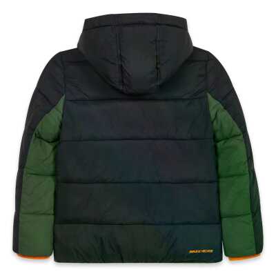 Skechers Sk2620140 B Puffer Colorblock Jacket Siyah Çocuk Ceket - 3