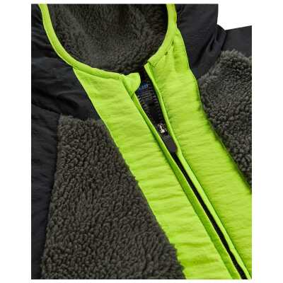 Skechers Sk2620141 B Outdoor Fleece Full Zip Sherpa Siyah Çocuk Ceket - 4