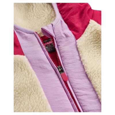 Skechers Sk2620142 G Outdoor Fleece Full Zip Sherpa Pembe Çocuk Ceket - 4