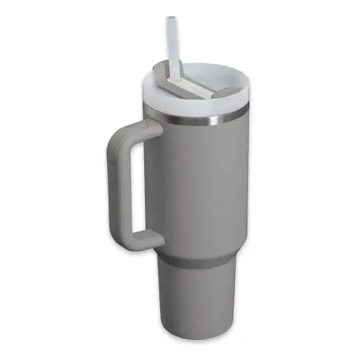 Stanley 10-10824 Stanley Adv 40Oz 1.18L Quencher2.O Tumbler Pipetli Termos Bardak Gri Unis - STANLEY (1)