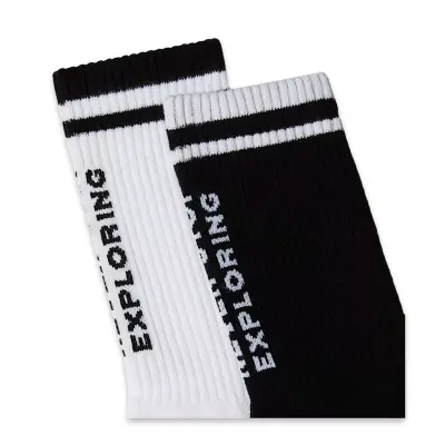 The North Face Nf0A8Cmp Everyday Crew Sock Nse 2P Çorap Siyah Unisex Çorap - The North Face (1)