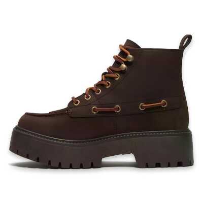 Timberland Tb0A27Yz Stone Street Mid Lace Up Boot Kahverengi Kadın Bot - 2