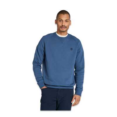 Timberland Tb0A2Bnk Ls Exeter River Basic Brushed Mavi Erkek Sweatshirt - Timberland