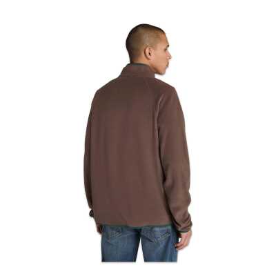 Timberland Tb0A2Q7C Polartec 100 Full Zip Fleece Ceket Kahverengi Erkek Ceket - Timberland (1)