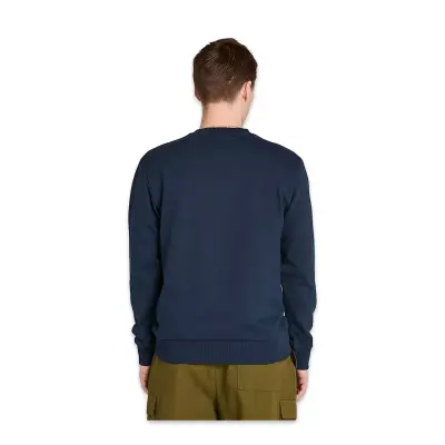 Timberland Tb0A5Mc7 Front Seasonal Tree Logo Graphic Crewnec Lacivert Erkek Sweatshirt - Timberland (1)