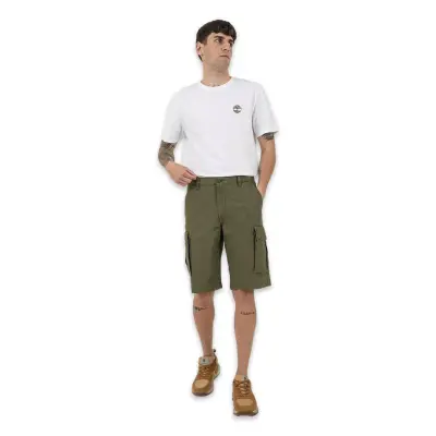 Timberland Tb0A5Tzq Brookline Poplin Cargo Haki Erkek Şort - Timberland (1)