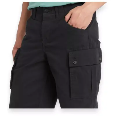 Timberland Tb0A5U1B Twill Cargo Siyah Erkek Şort - Timberland (1)