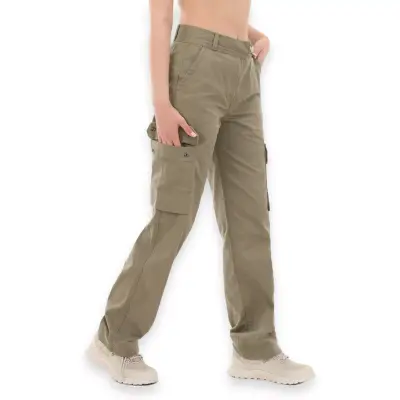 Timberland Tb0A5Yyk Utility Cargo Pants Yeşil Kadın Pantolon - Timberland (1)
