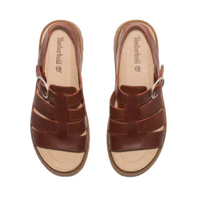Timberland Tb0A5Zkz Clairemont Way Kahverengi Kadın Sandalet - 3