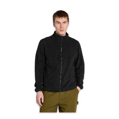 Timberland Tb0A6Hm3 Full Zip Polar Fleece Jacket Siyah Erkek Mont - Timberland