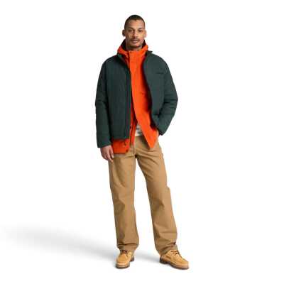 Timberland Tbc0Yh74 Axis Peak Dwr Puffer Jacket Yeşil Erkek Mont - 4