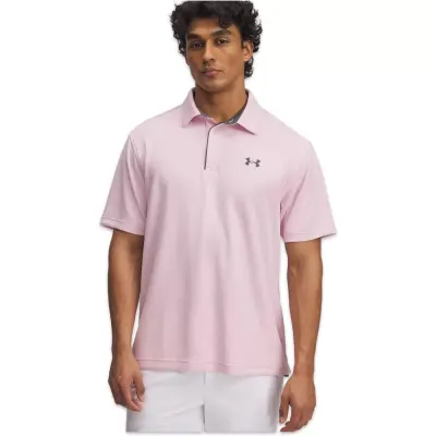 Under Armour 1290140 Tech Polo Pembe Erkek T-Shirt 