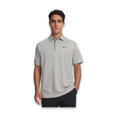 Under Armour 1290140 Tech Polo Gri Erkek T-Shirt - 1