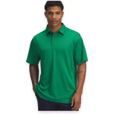 Under Armour 1290140 Tech Polo Yeşil Erkek T-Shirt 