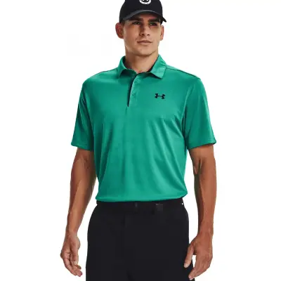 Under Armour 1290140 Tech Polo Yeşil Erkek T-Shirt 